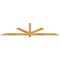 Ekena Millwork Kennewick Rough Sawn Timber Gable Bracket, Western Red Cedar, 108"W x 22"H x 2"D x 4"F, 5/12 Pitch GBW108X22X0204KEN00RWR - alternate 1